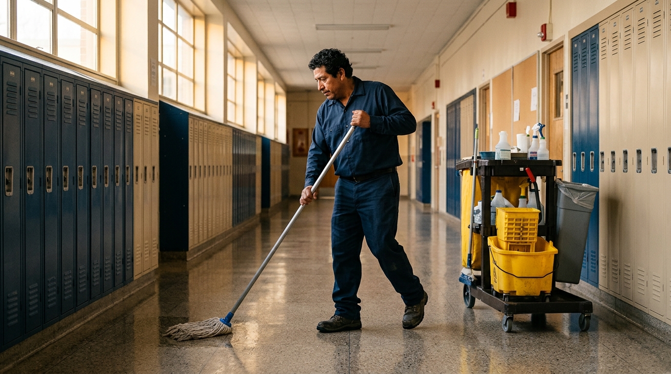Trabajo de Limpieza en Escuelas: Requisitos y Salario 2026